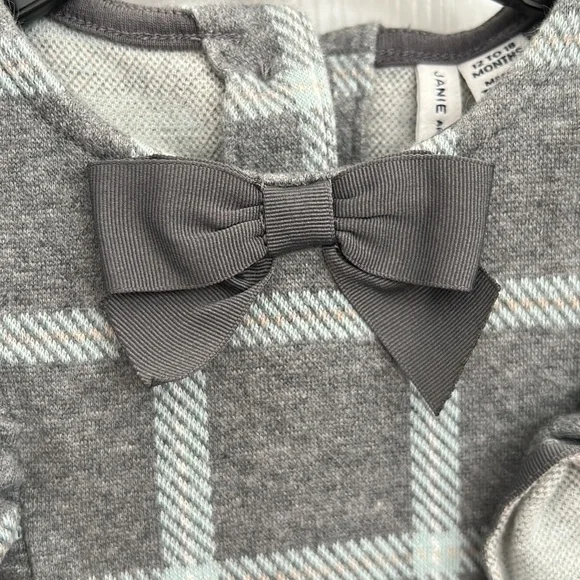 Janie And Jack Plaid Jacquard Dress - Picture 6 of 6